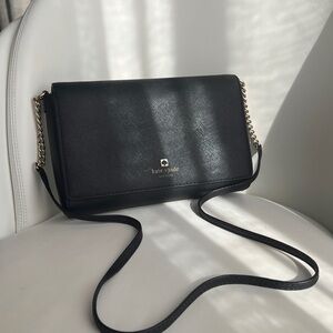 Kate Spade Black Leather Crossbody Bag